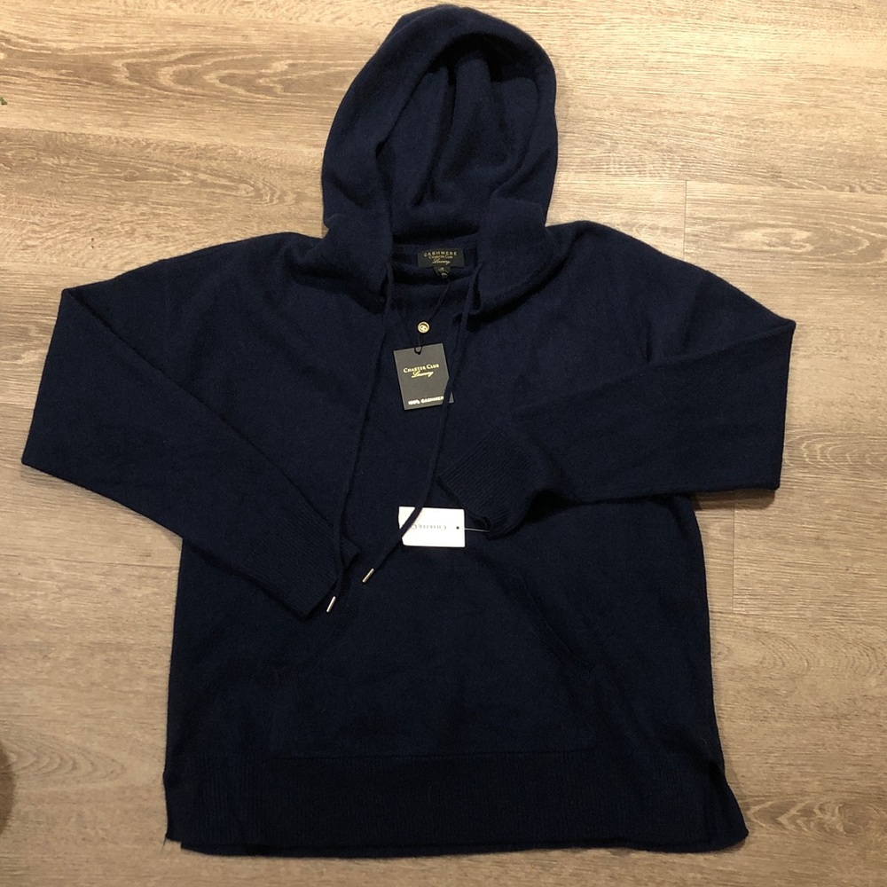 Charter Club Women's Navy Blue Cashmere Sweater